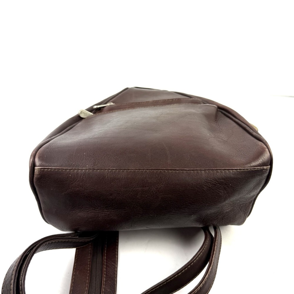 Piel Vintage Backpack Brown Leather Convertible Shoulder Bag Made In Colombia - Picture 6 of 15
